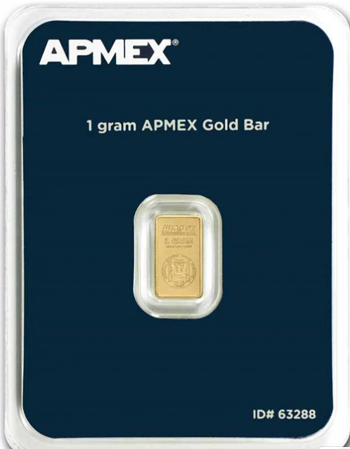 1 gram Gold Bar - APMEX (TEP)