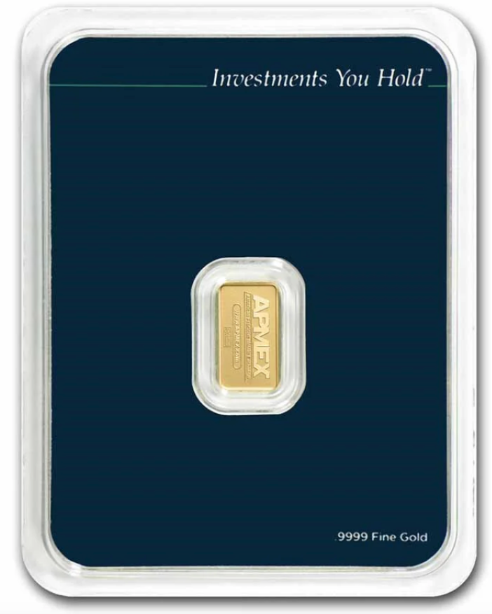 1 gram Gold Bar - APMEX (TEP)